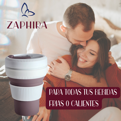 Vaso bebidas frías y calientes plegable